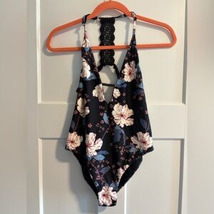 Billabong Floral One Piece Swimsuit